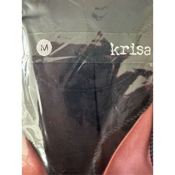 Revolve Krisa Los Angeles Ruffle Bomber Satin Jacket in Copper Size M - Picture 5 of 7